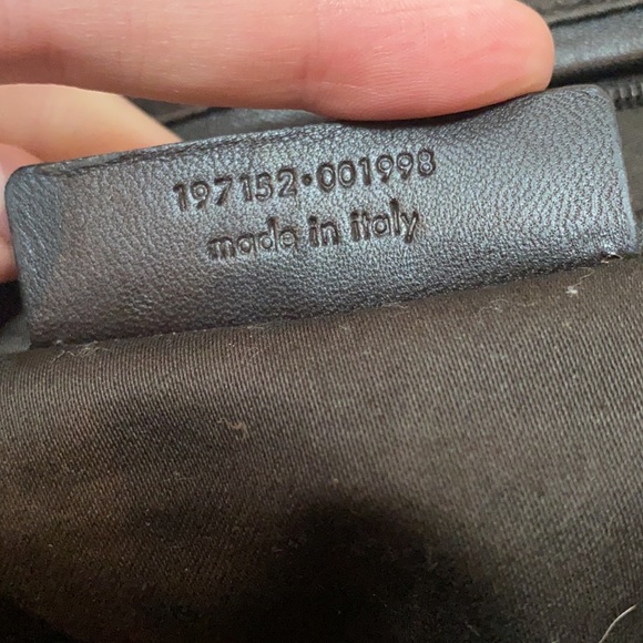 Yves Saint Laurent Majorelle Patent Leather Bag chocolate brown color - Picture 12 of 16